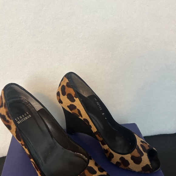 Stuart Weitzman "Cognac" Wedges - Picture 3 of 6